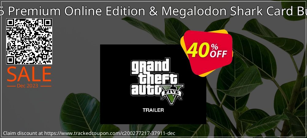 Grand Theft Auto V 5 Premium Online Edition & Megalodon Shark Card Bundle Xbox One - EU  coupon on World Party Day super sale