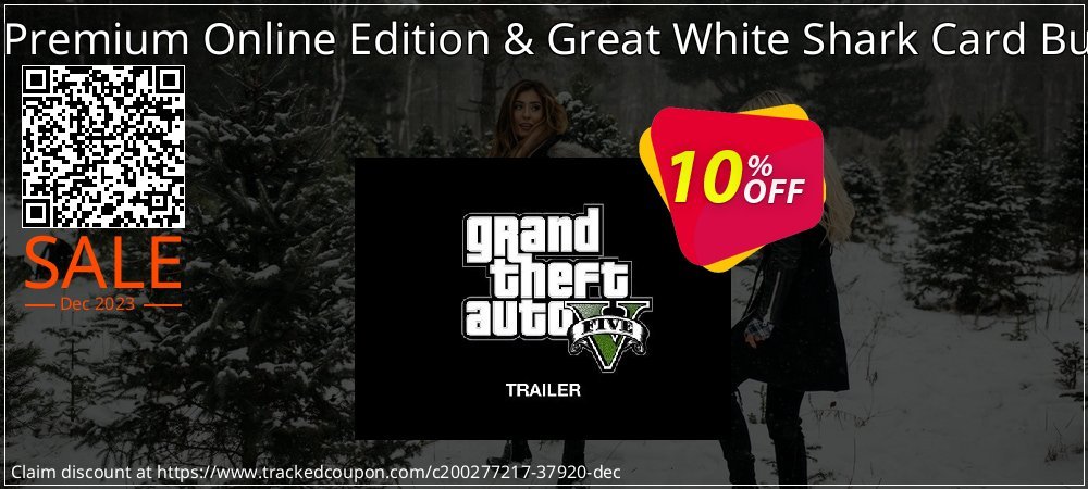 Grand Theft Auto V Premium Online Edition & Great White Shark Card Bundle Xbox One - EU  coupon on National Walking Day super sale