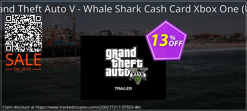 Grand Theft Auto V - Whale Shark Cash Card Xbox One - UK  coupon on Easter Day sales