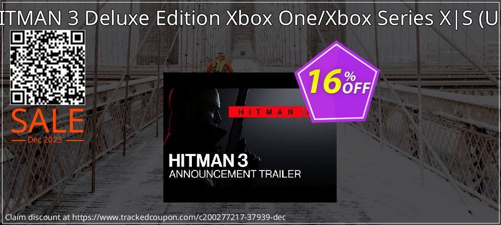 HITMAN 3 Deluxe Edition Xbox One/Xbox Series X|S - UK  coupon on Tell a Lie Day discounts
