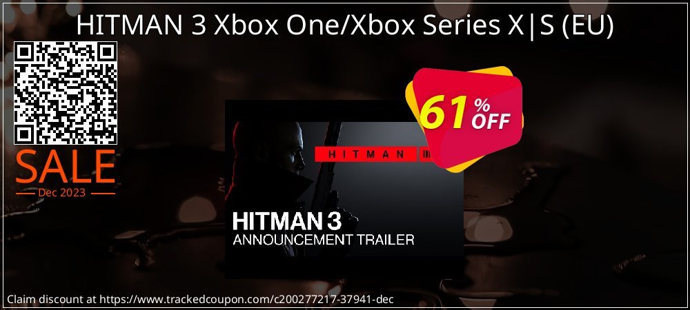 HITMAN 3 Xbox One/Xbox Series X|S - EU  coupon on World Party Day sales