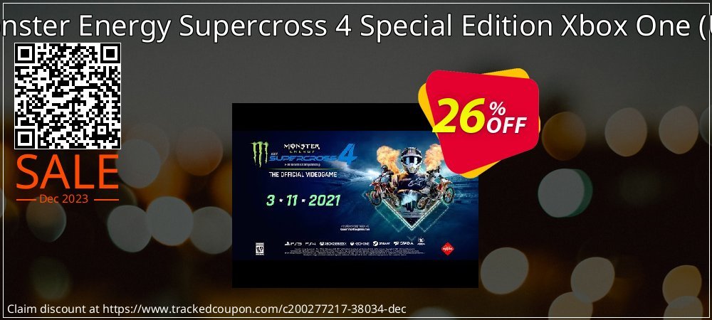 Monster Energy Supercross 4 Special Edition Xbox One - UK  coupon on Tell a Lie Day discount