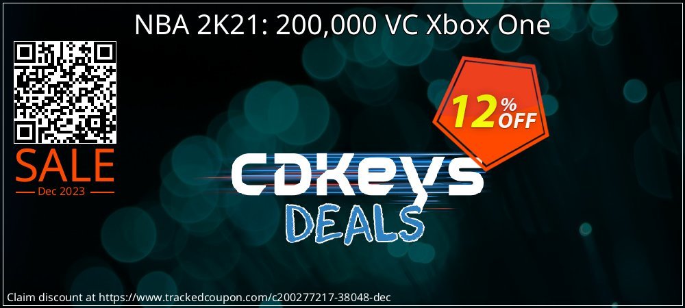 NBA 2K21: 200,000 VC Xbox One coupon on Virtual Vacation Day discounts
