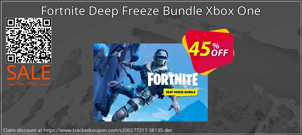 Fortnite Deep Freeze Bundle Xbox One coupon on National Walking Day offering sales