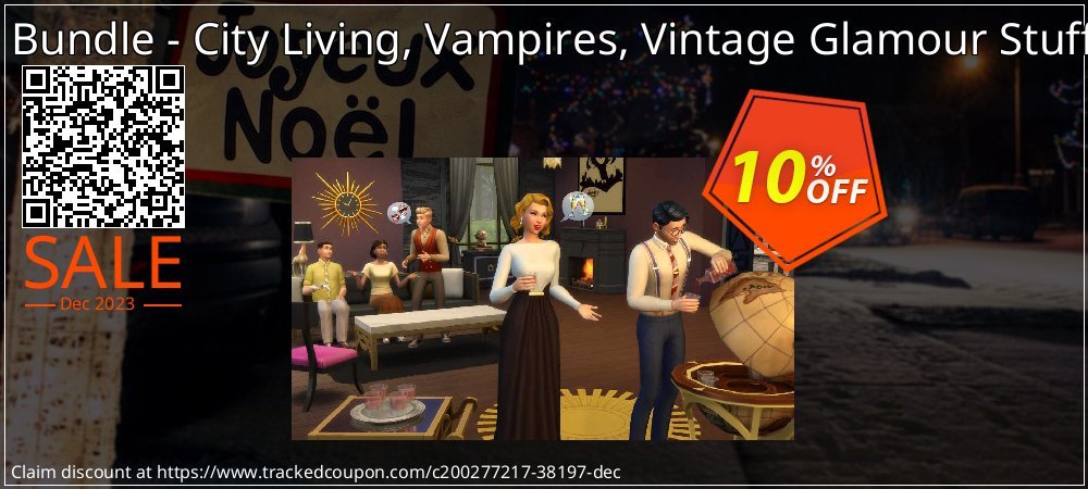 The Sims 4 Bundle - City Living, Vampires, Vintage Glamour Stuff Xbox One coupon on April Fools' Day offering discount