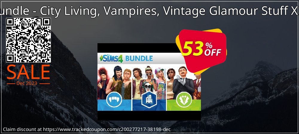 The Sims 4 Bundle - City Living, Vampires, Vintage Glamour Stuff Xbox One - UK  coupon on Virtual Vacation Day offering discount