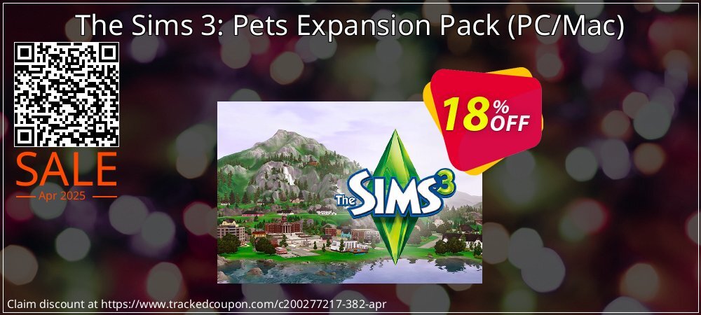 The Sims 3: Pets Expansion Pack - PC/Mac  coupon on April Fools' Day discounts