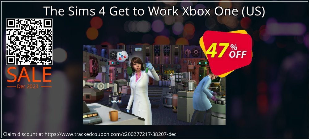 The Sims 4 Get to Work Xbox One - US  coupon on April Fools' Day offering sales