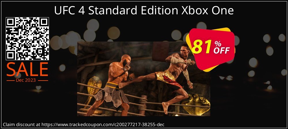 UFC 4 Standard Edition Xbox One coupon on National Walking Day promotions