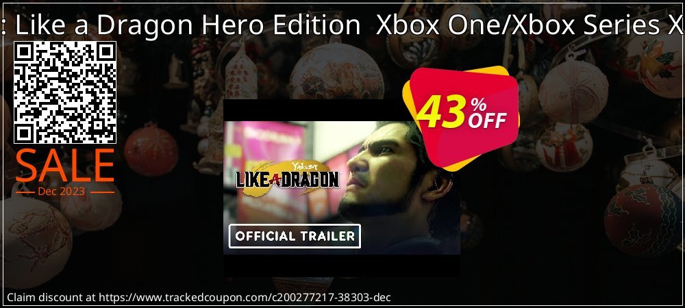 Yakuza: Like a Dragon Hero Edition  Xbox One/Xbox Series X|S - UK  coupon on Easter Day offer