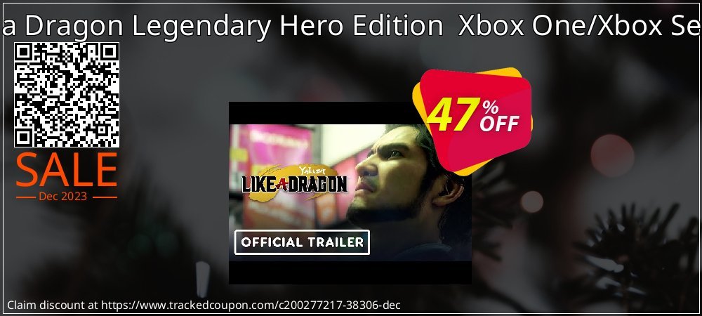Yakuza: Like a Dragon Legendary Hero Edition  Xbox One/Xbox Series X|S - UK  coupon on Palm Sunday offering discount
