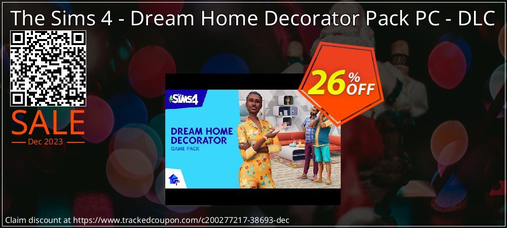 The Sims 4 - Dream Home Decorator Pack PC - DLC coupon on Easter Day offering sales