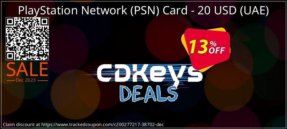 PlayStation Network - PSN Card - 20 USD - UAE  coupon on April Fools' Day offering sales