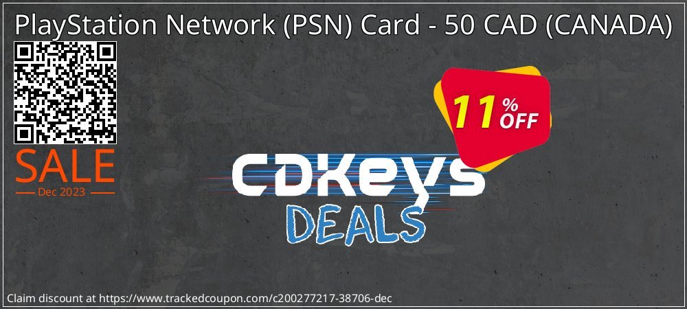 PlayStation Network - PSN Card - 50 CAD - CANADA  coupon on World Whisky Day deals