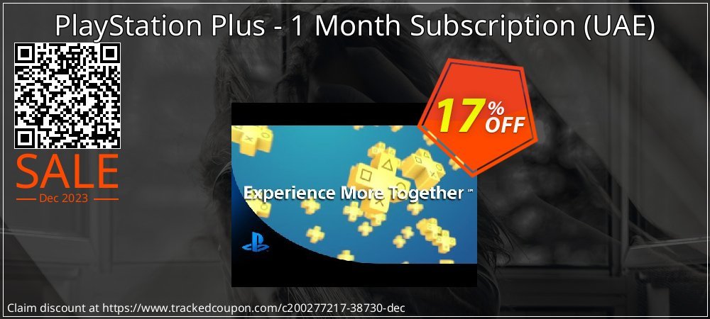 PlayStation Plus - 1 Month Subscription - UAE  coupon on National Walking Day super sale