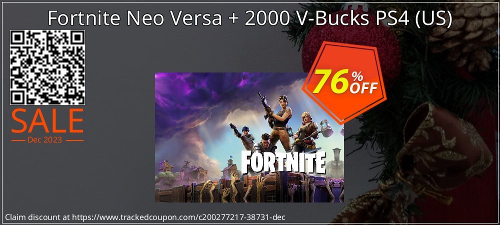 Fortnite Neo Versa + 2000 V-Bucks PS4 - US  coupon on World Party Day discounts