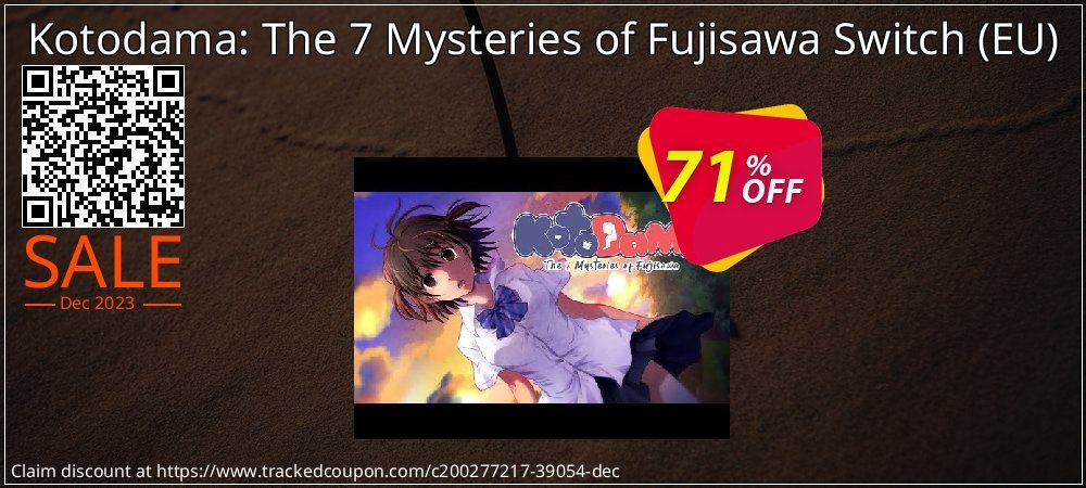 Kotodama: The 7 Mysteries of Fujisawa Switch - EU  coupon on Earth Hour offering sales