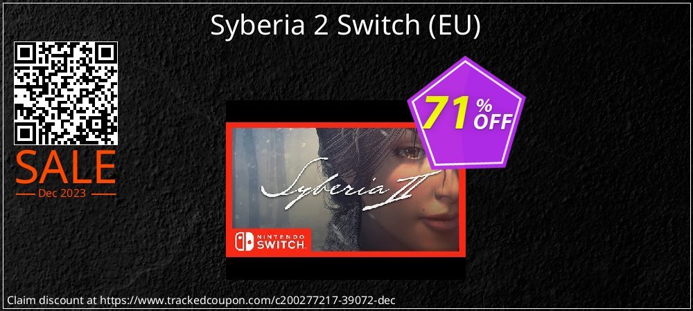 Syberia 2 Switch - EU  coupon on April Fools' Day super sale