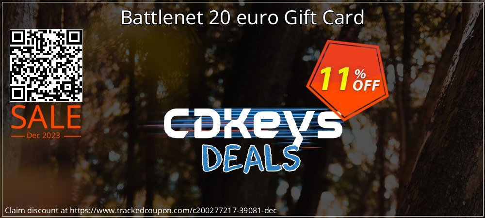 Battlenet 20 euro Gift Card coupon on World Party Day super sale