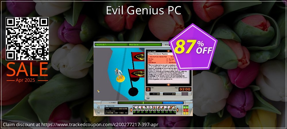 Evil Genius PC coupon on April Fools' Day offering discount