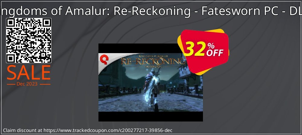 Kingdoms of Amalur: Re-Reckoning - Fatesworn PC - DLC coupon on National Loyalty Day promotions