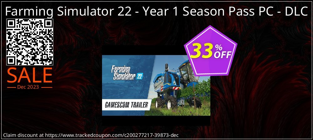 Farming Simulator 22 - Year 1 Season Pass PC - DLC coupon on Easter Day super sale