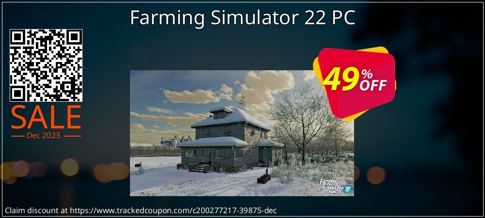 Farming Simulator 22 PC coupon on National Walking Day promotions