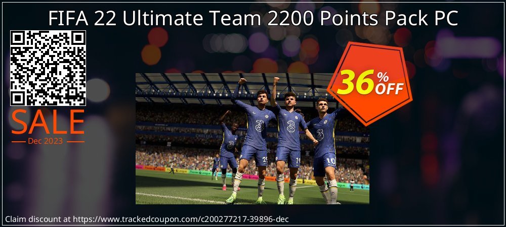 FIFA 22 Ultimate Team 2200 Points Pack PC coupon on World Party Day offer