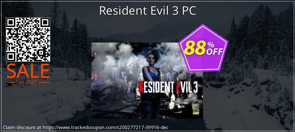 Resident Evil 3 PC coupon on National Loyalty Day offering sales