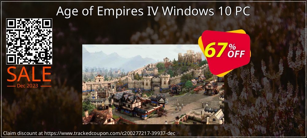Age of Empires IV Windows 10 PC coupon on National Memo Day promotions