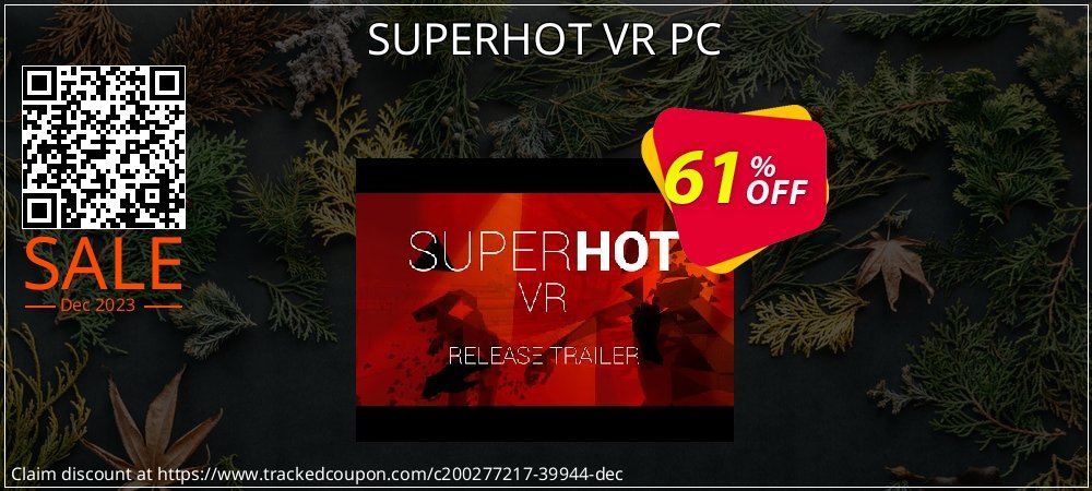 SUPERHOT VR PC coupon on Tell a Lie Day offering sales