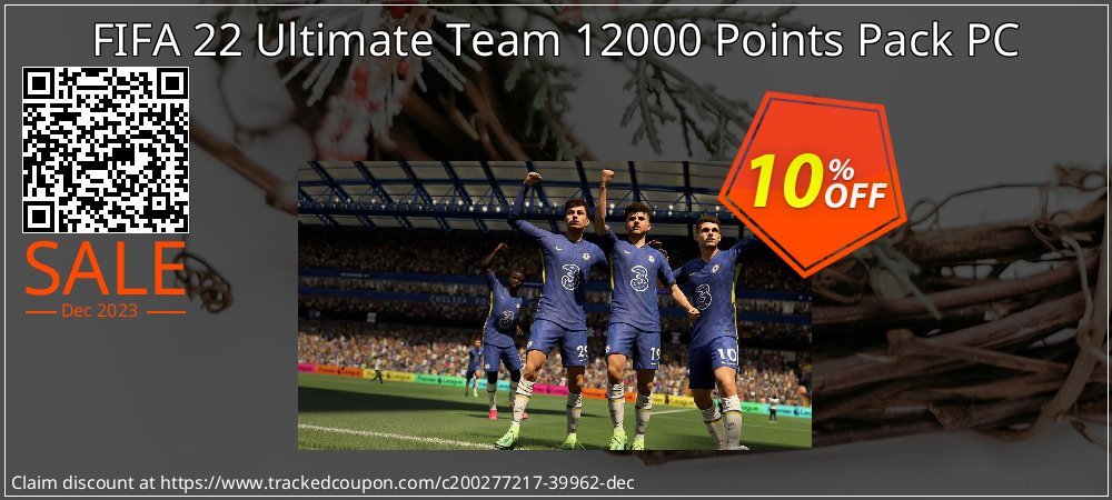 FIFA 22 Ultimate Team 12000 Points Pack PC coupon on April Fools' Day offering sales