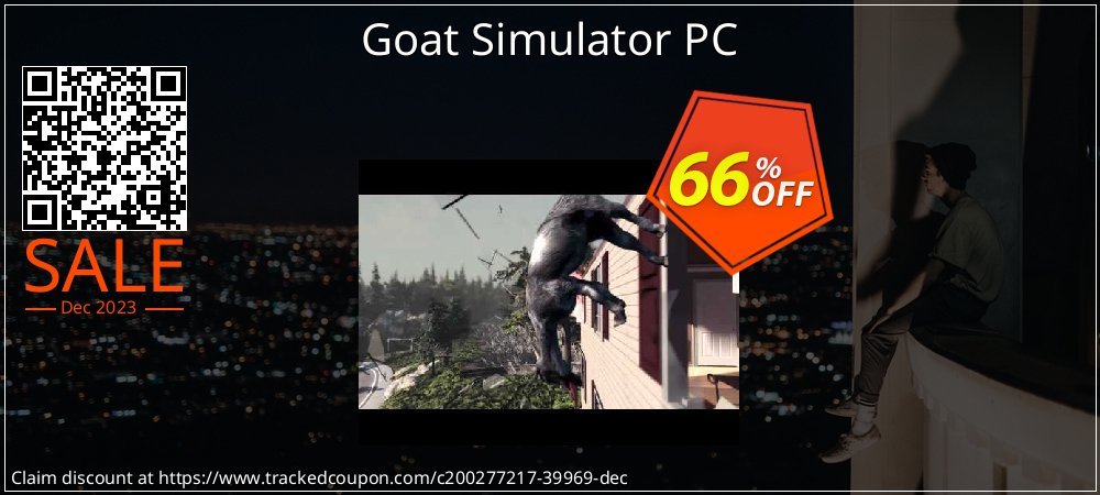 Goat Simulator PC coupon on National Smile Day offering discount