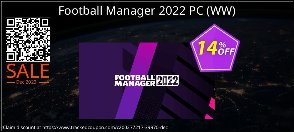 Football Manager 2022 PC - WW  coupon on National Walking Day offering discount