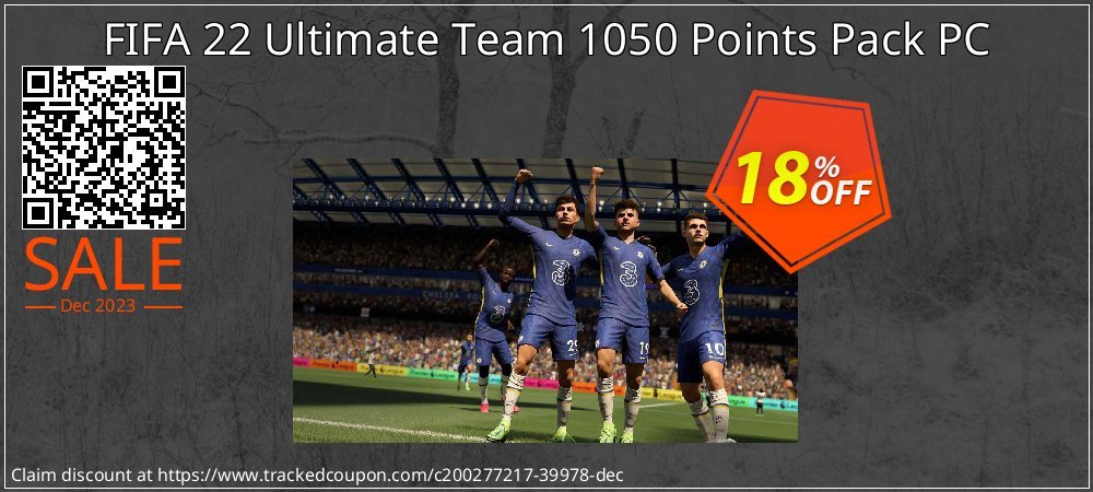 FIFA 22 Ultimate Team 1050 Points Pack PC coupon on Constitution Memorial Day offering discount