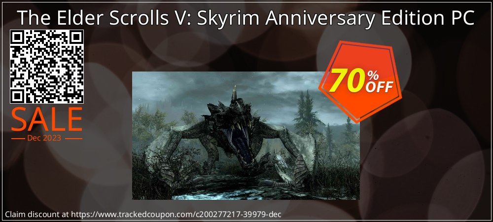 The Elder Scrolls V: Skyrim Anniversary Edition PC coupon on Tell a Lie Day offering discount