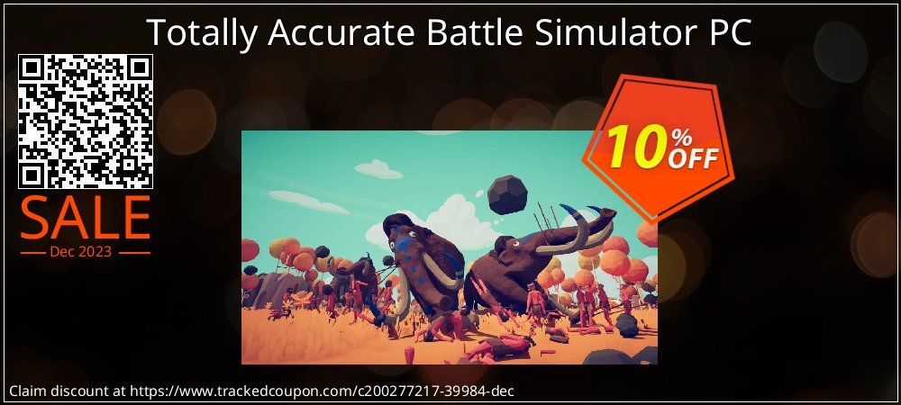 Totally Accurate Battle Simulator PC coupon on National Smile Day deals