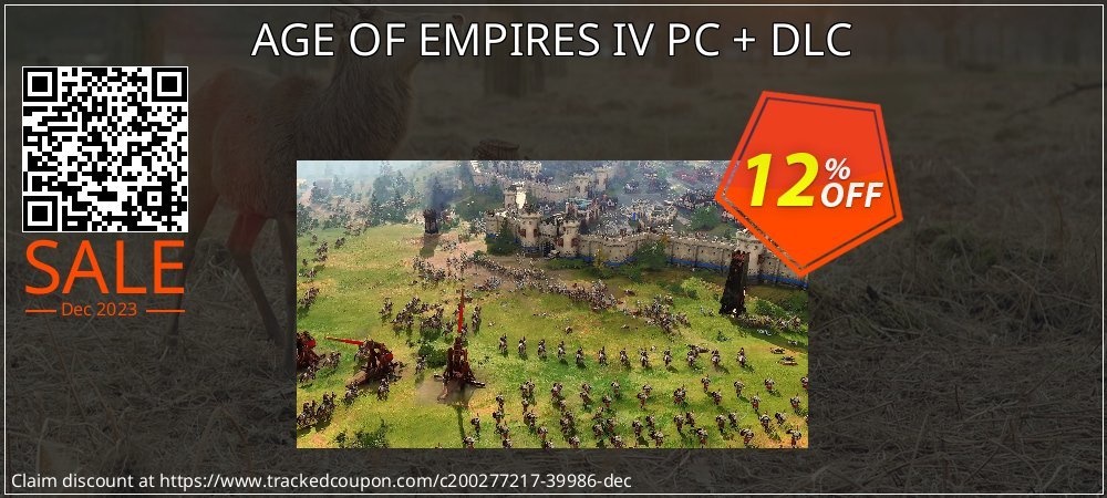 AGE OF EMPIRES IV PC + DLC coupon on National Loyalty Day discount