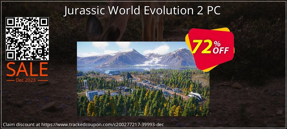 Jurassic World Evolution 2 PC coupon on Easter Day sales