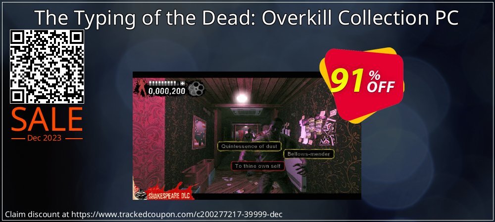 The Typing of the Dead: Overkill Collection PC coupon on National Smile Day discounts