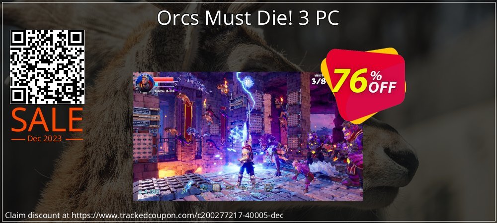 Orcs Must Die! 3 PC coupon on Mother Day offering discount