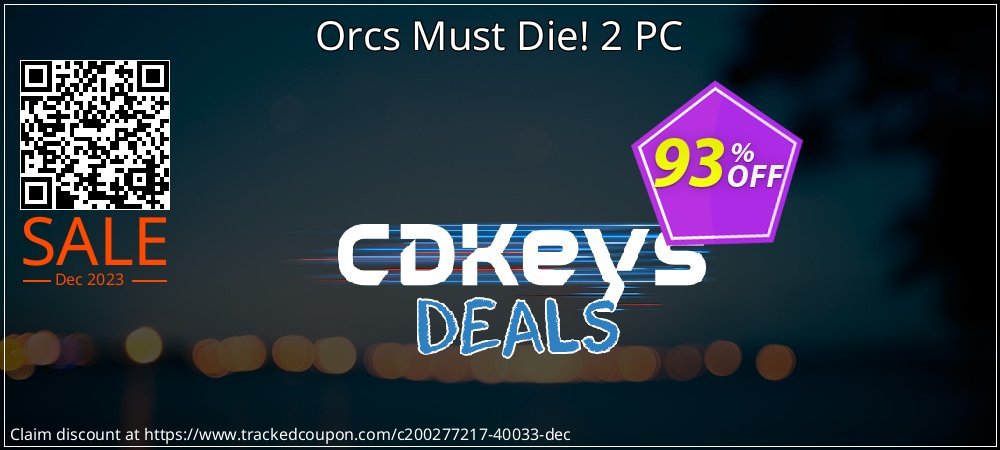 Orcs Must Die! 2 PC coupon on Constitution Memorial Day offering sales