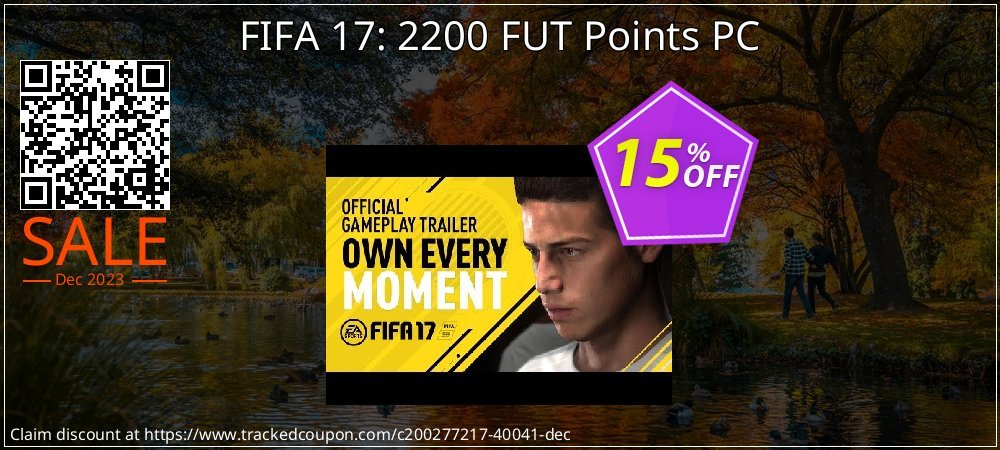 FIFA 17: 2200 FUT Points PC coupon on National Loyalty Day offering discount