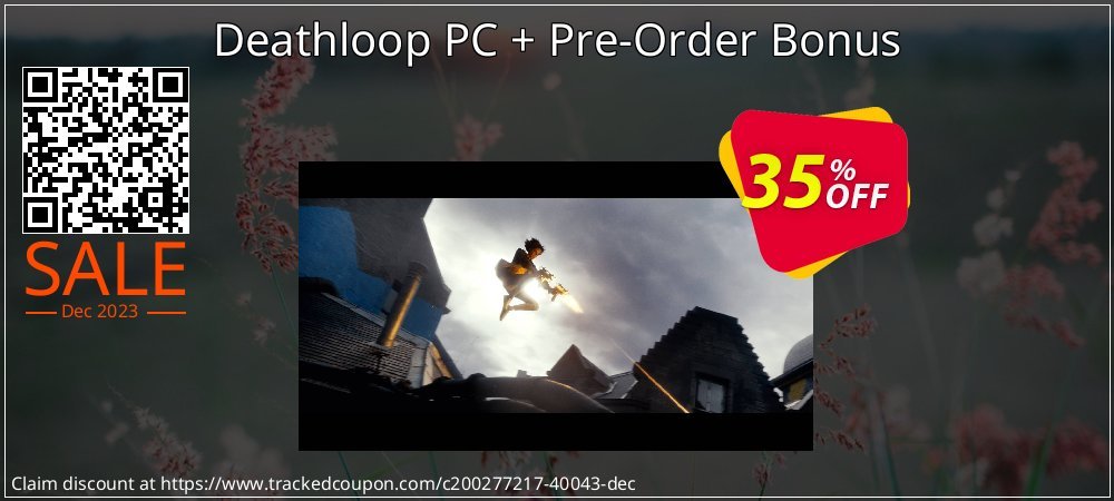 Deathloop PC + Pre-Order Bonus coupon on National Pizza Party Day super sale