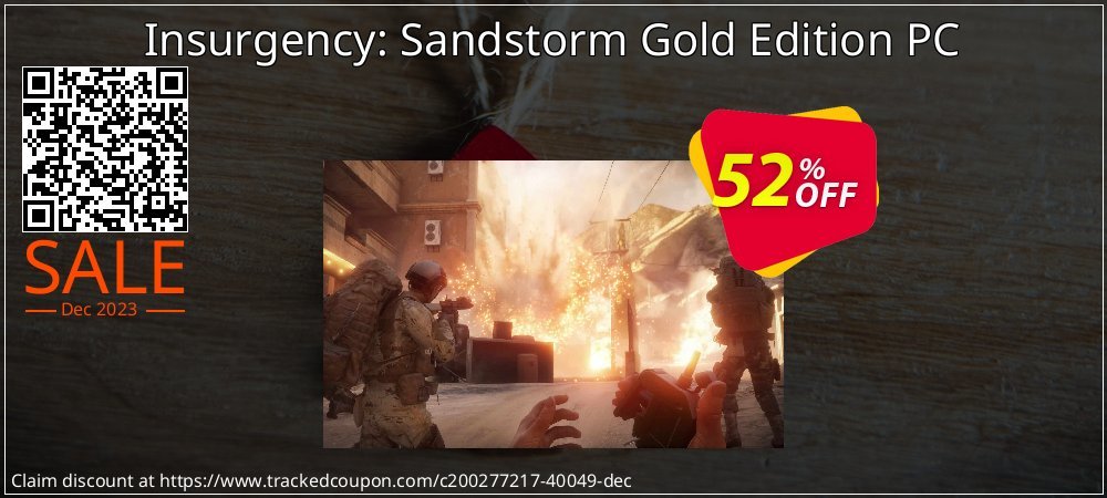 Insurgency: Sandstorm Gold Edition PC coupon on Tell a Lie Day offer
