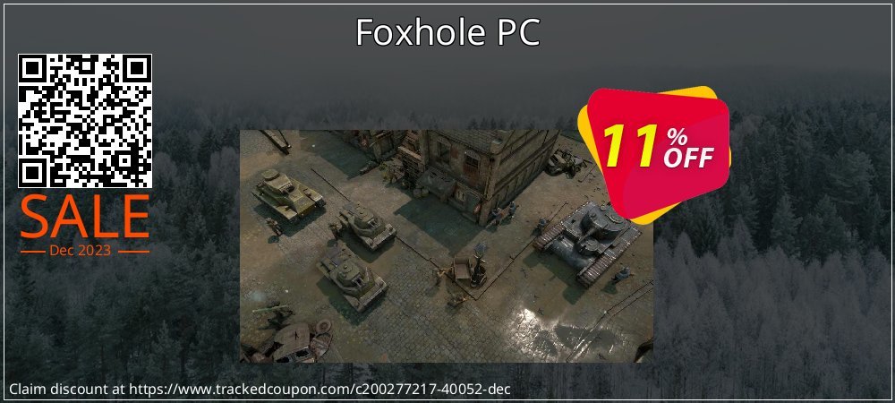 Foxhole PC coupon on Working Day super sale