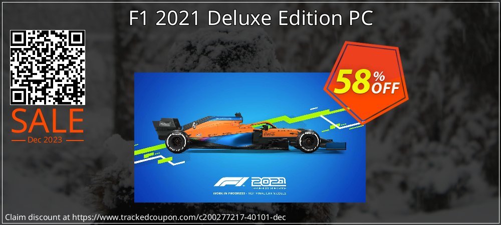 F1 2021 Deluxe Edition PC coupon on World Whisky Day deals