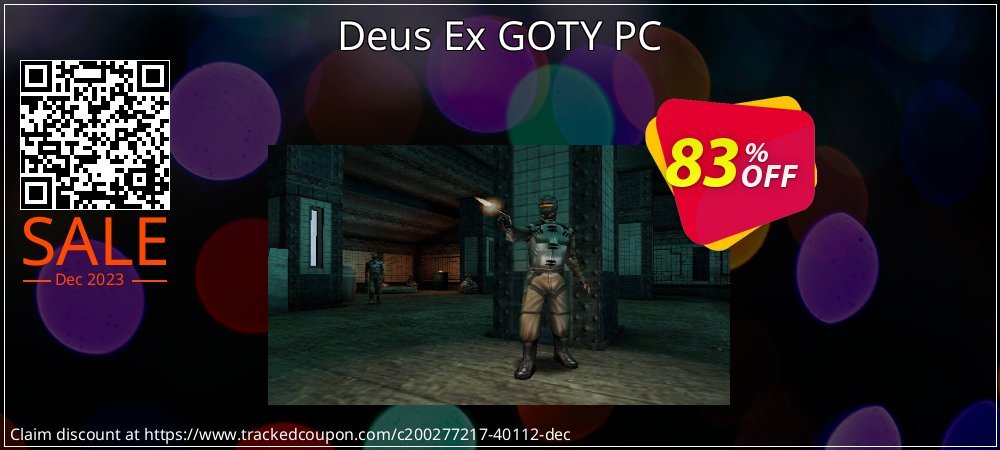 Deus Ex GOTY PC coupon on Working Day discount