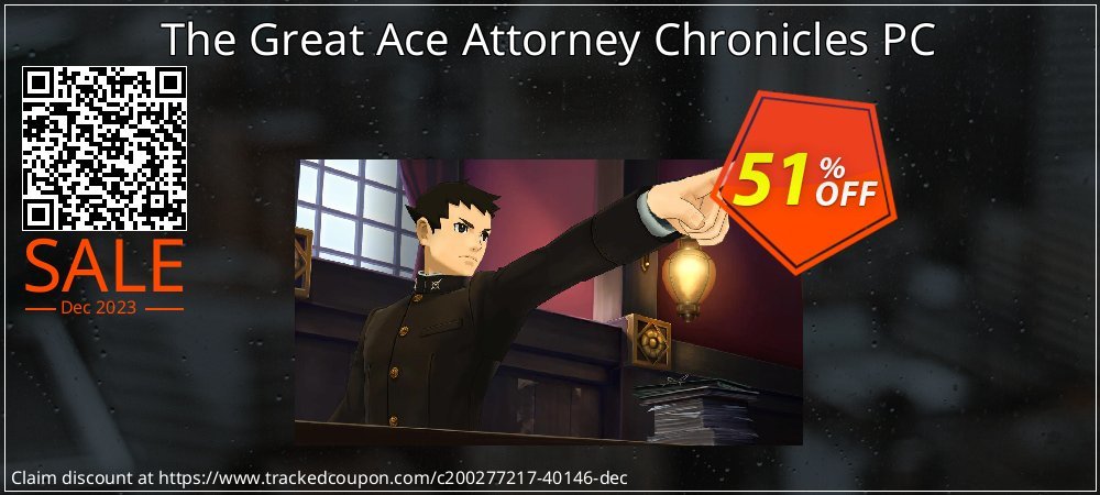 The Great Ace Attorney Chronicles PC coupon on World Whisky Day deals
