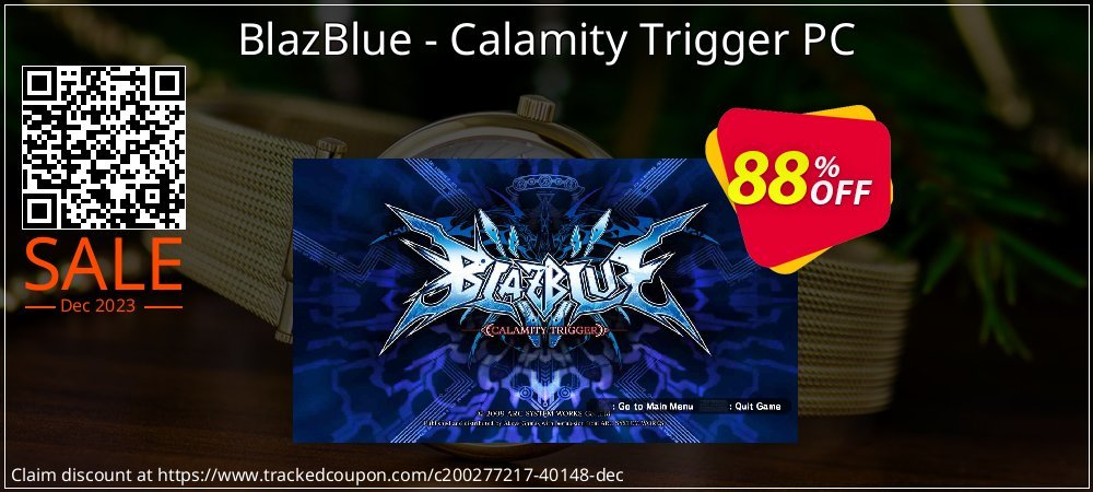 BlazBlue - Calamity Trigger PC coupon on Constitution Memorial Day discount